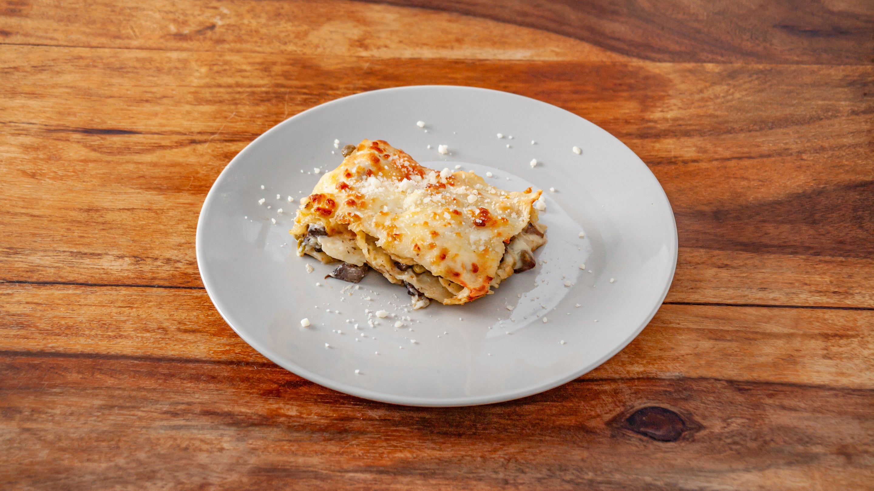 Mushroom & Pea Lasagna (For 2 people)